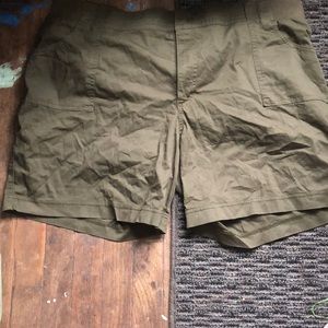 Nave green shorts